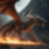 Serpentine Grace: The Flight of the Enigmatic Dragon Mystical Dragon in Flight