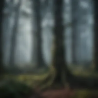 Whispers of Ancient Secrets Mystical Forest Enshrouded in Mystery