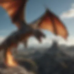 Mystical Dragon in Flight