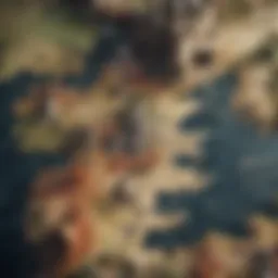 Map of Westeros highlighting key locations in A Song of Ice and Fire