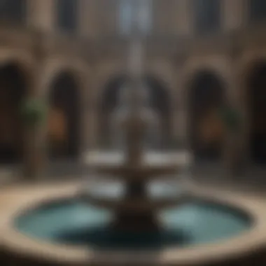 Regal Courtyard Water Feature Northern Castle Courtyard Fountain
