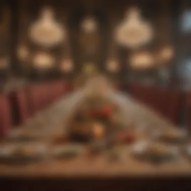 Sumptuous Banquet Display at Royal Wedding Opulent Royal Banquet Table Setting
