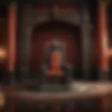 Regal Splendor of the Red Keep's Throne Room Opulent Throne Room of the Red Keep