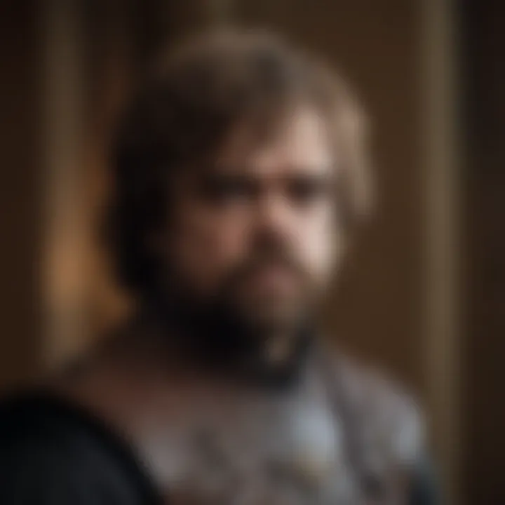 A scene from Game of Thrones featuring Peter Dinklage as Tyrion Lannister.