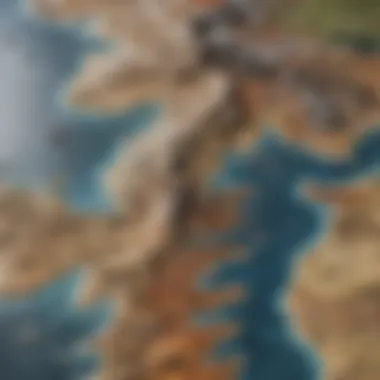 Cartography of Deception Intricate Game of Thrones Map
