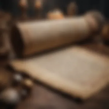 Historical Perspectives on Prophetic Dreams An ancient scroll depicting dream interpretations from various cultures