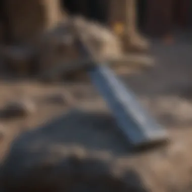 Sword of Valor Resting on a Stone Sword of Valor Resting on a Stone
