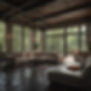 Interior of a River Run House An interior space within a River Run house, highlighting the blend of comfort and grandeur.