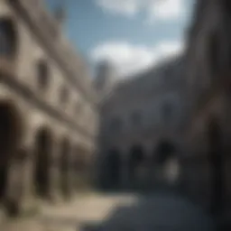 The majestic architecture of the Citadel showcasing its intricate design