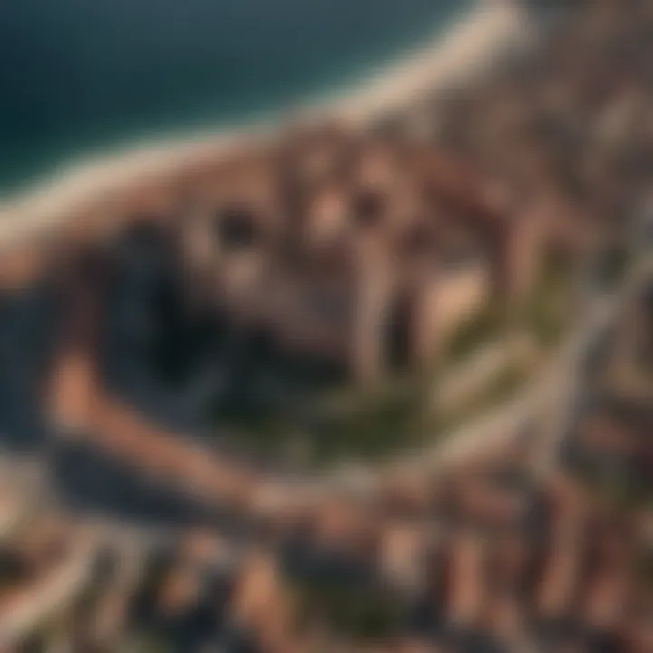 An aerial view of King's Landing showcasing the Red Keep and the surrounding city.