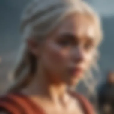 Leadership in the Face of Adversity: Daenerys Daenerys demonstrating her leadership skills during a pivotal scene