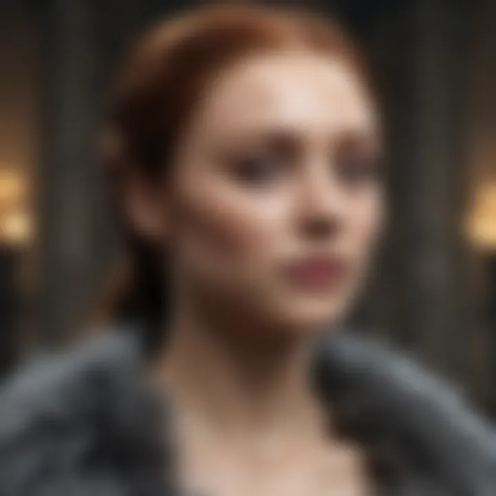 A powerful moment of Sansa embracing her identity and agency.