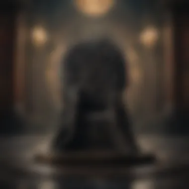 The Throne Room: Symbol of Power Intricate throne room of Westeros depicting the struggle for power.