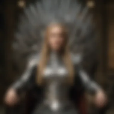 Cersei Lannister: The Iron Grip of Power Cersei Lannister sitting on the Iron Throne