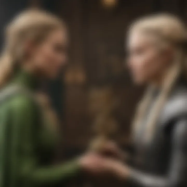 A symbolic representation of rivalry in Westeros