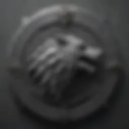 The emblem of House Stark, symbolizing loyalty and honor.