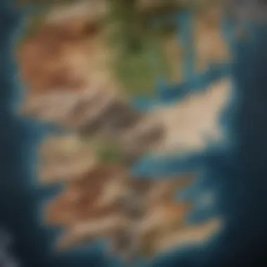 Westeros: A Game of Thrones Political Map The political landscape of Westeros