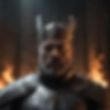 Pivotal Moments: The Iron King's Dramatic Arc A dramatic portrayal of the Iron King during a pivotal moment in the series