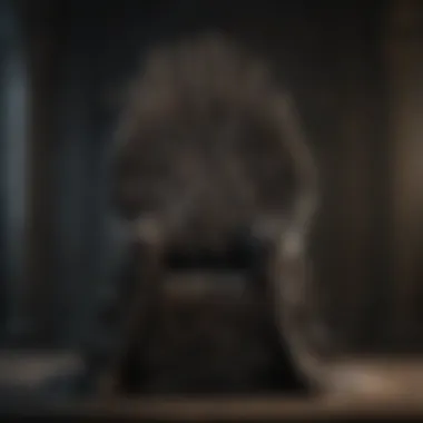 Symbol of Power: The Iron King's Throne The Iron King's throne, symbolizing power and authority in Westeros