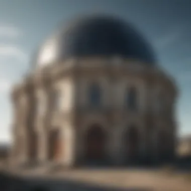 Uraniborg: The Observatory of Tycho Brahe A detailed illustration of Tycho Brahe's observatory, Uraniborg, showcasing its architectural significance.