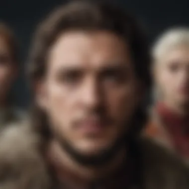 Characters and Their Visions A collage of key Game of Thrones characters and their dreams