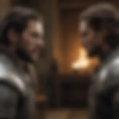 Rivalries and Alliances Confrontational scene between rival leaders