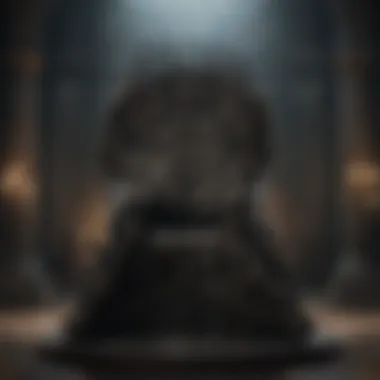 The Weight of the Iron Throne Powerful ruler on the throne
