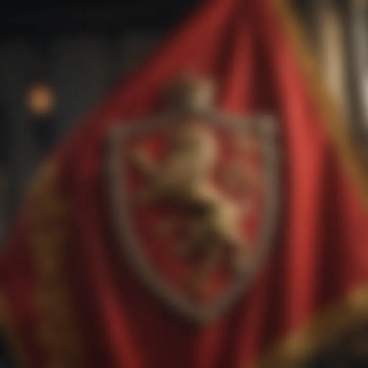 The Lannister flag depicting wealth and power