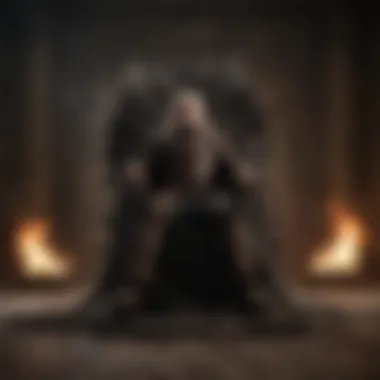 Power Struggles and the Targaryen Chair A visual representation of power struggles depicted through the Targaryen Chair