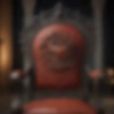 Intricate Design of the Targaryen Chair The Targaryen Chair intricately designed with dragon motifs