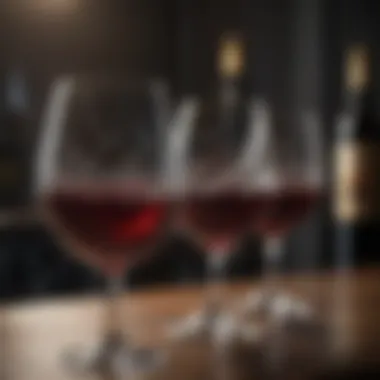 Craftsmanship of Westerosi Wine Glasses A detailed view of a beautifully crafted wine glass from Westeros.