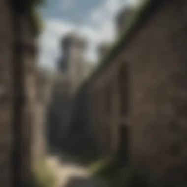 Stronghold Walls: Guardians of Loyalty Castle walls protecting the inhabitants within