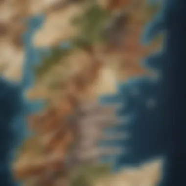 Geographical Significance of the Vones A detailed map of Westeros highlighting key locations associated with the Vones.