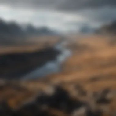 The Harsh Northern Landscape A panoramic view of the harsh Northern landscape in Westeros