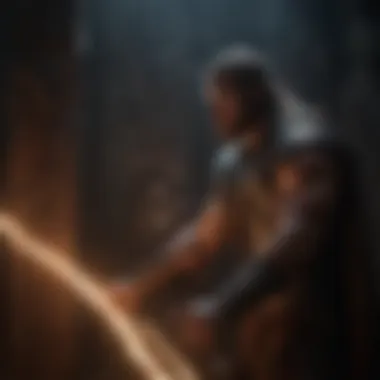 Decoding the Origins of Thor Strongman Ancient runes glowing in dimly lit chamber