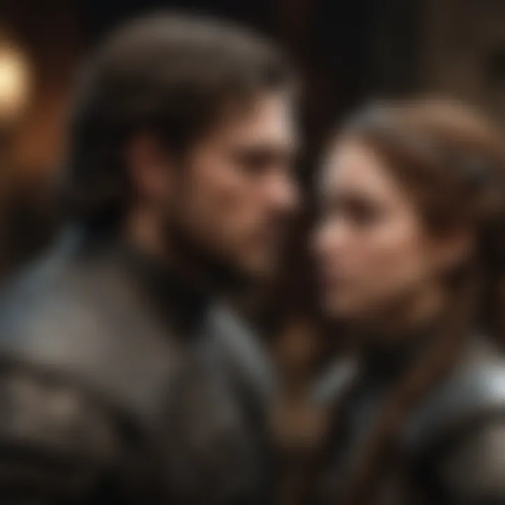 Character relationships in Game of Thrones visualized