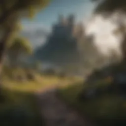 A mystical scene depicting the connection between magic and the natural world in Westeros