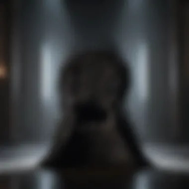 The Allure of Power: A Vision of the Iron Throne A vision of the Iron Throne surrounded by shadows, symbolizing the allure and danger of power.