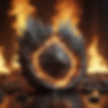 Symbolism of Power in Fire Banks A symbolic representation of fire banks in the context of power struggles within the series.