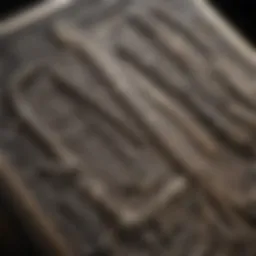 A detailed depiction of Valyrian script showcasing its intricate characters