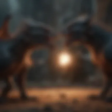 Intense Confrontation Dragonfire Showdown