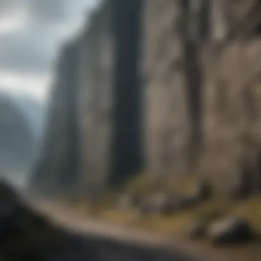 The Formidable Wall of the North The Wall standing tall in the North
