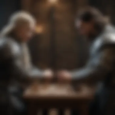 Character Dynamics: The Chessboard of Thrones