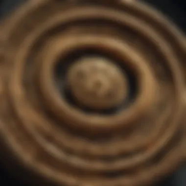Golden Threads of the Enigma Labyrinth Twisting labyrinth of intertwined golden threads