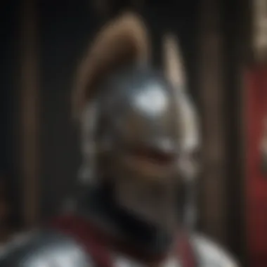Crested Helm of a Valiant Knight Crested Helm of a Valiant Knight