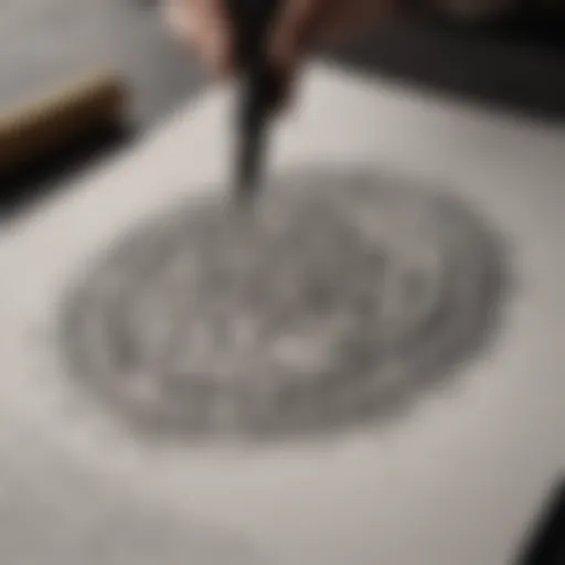 Intricate calligraphy of Valyrian script