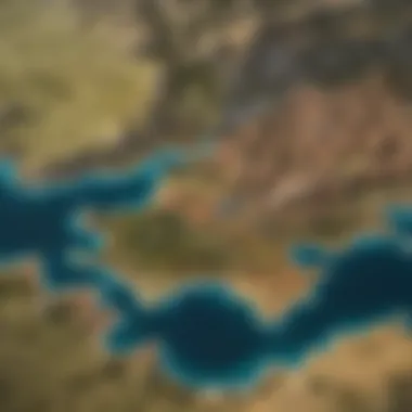 Exploring the Regions of Valyria A vibrant map showcasing Valyrian regions