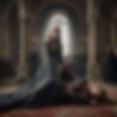 The Fall from Grace Dramatic scene of a sister's downfall